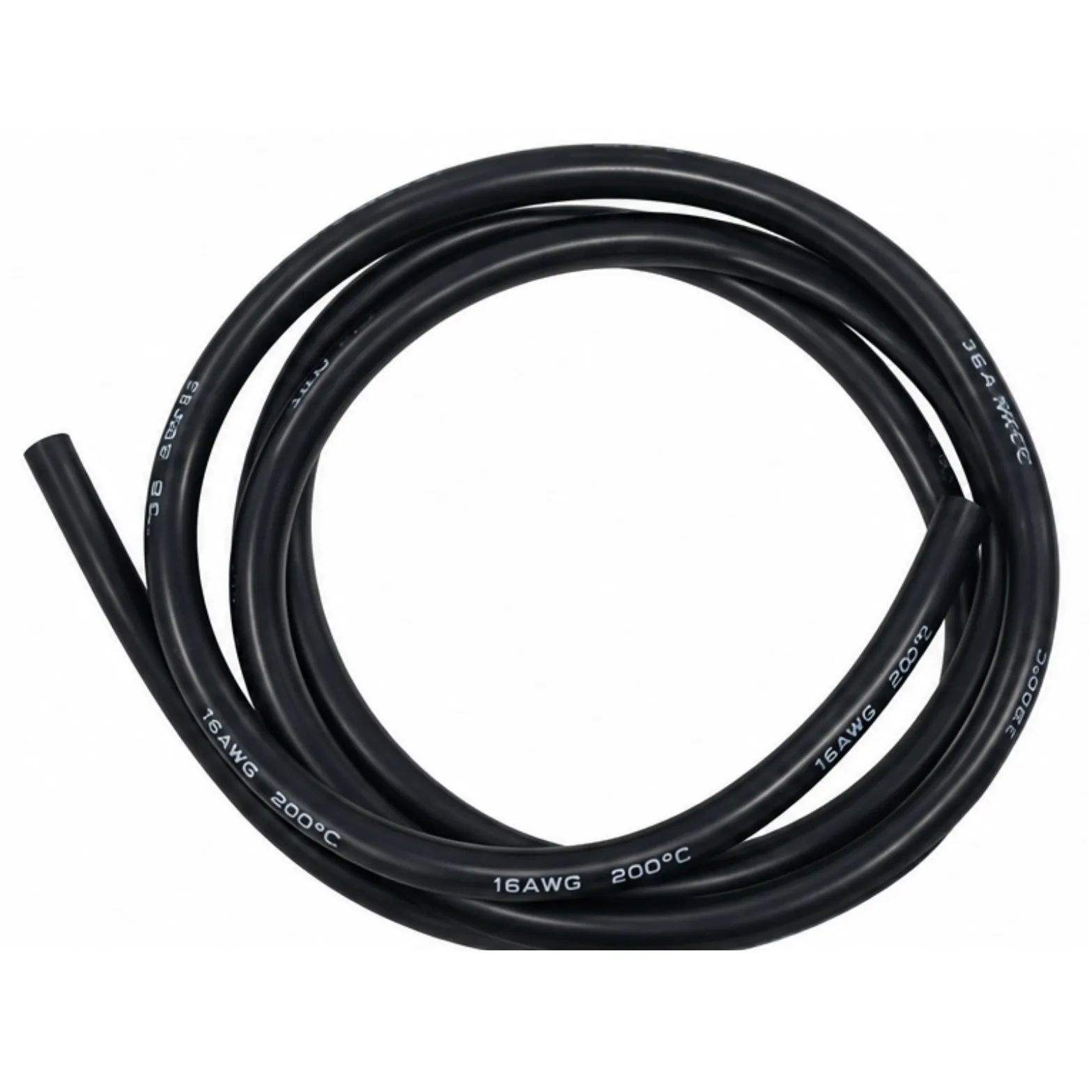 SILICONE WIRE 16AWG BLACK